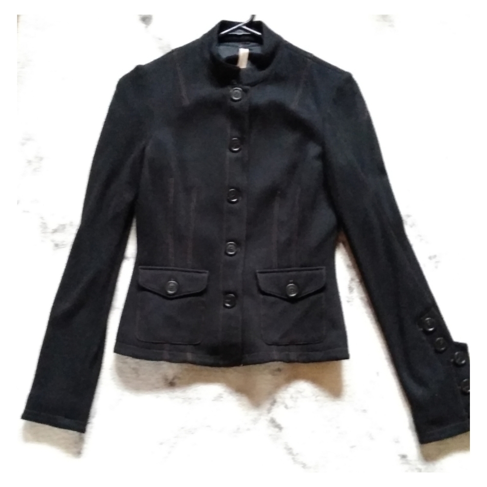 Bailey 44 Military Style Jacket EUC